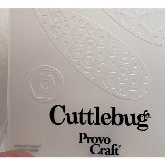 Vintage Cuttlebug Provo Craft Embossing Folder Flower Petals Leaves - Picture 5 of 5